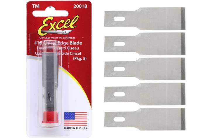 Excel Large Chisel Edge Blade (5 pcs per pck)